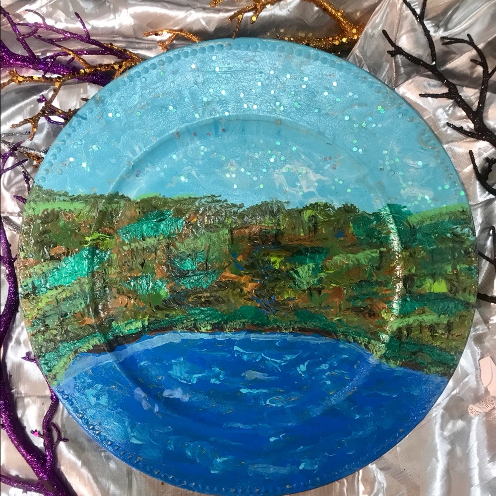 💚💙Home Decor Plate💚💙 - Picture 7 of 11